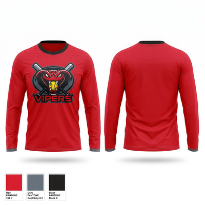 Vipers Long Sleeve Performance Shirt 2