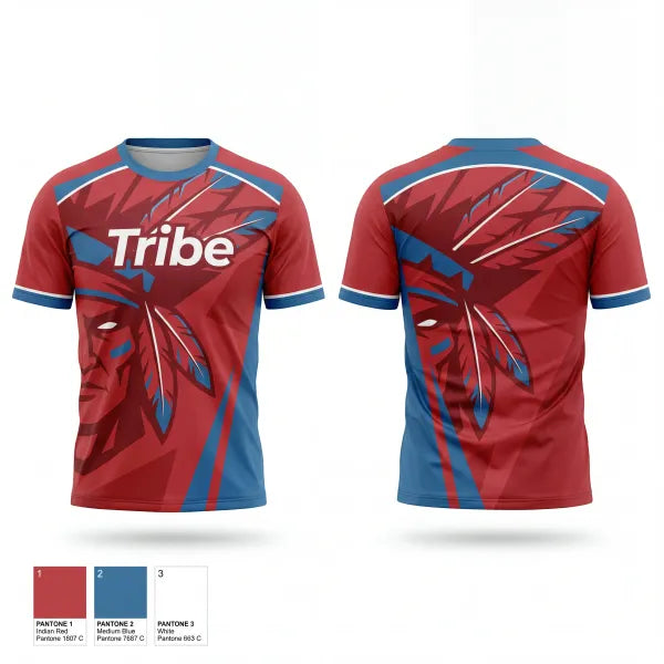 Short Sleeve Performance Shirt, Tribe, Baseball, Teamtime, Team time, sublimation, custom sports apparel, team uniforms, spirit wear, spiritwear, sports uniforms, custom shirts, team store, custom team store, fundraiser sports, apparel fundraiser