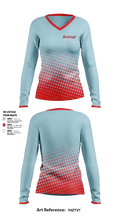 Porterville Rampage 10u 60294985 Women's Long Sleeve V-neck Shirt - 1