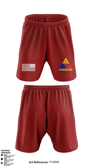 Athletic Shorts With Pockets, 498th SUP BN 2AD (FWD), Army, Teamtime, Team time, sublimation, custom sports apparel, team uniforms, spirit wear, spiritwear, sports uniforms, custom shirts, team store, custom team store, fundraiser sports, apparel fundraiser