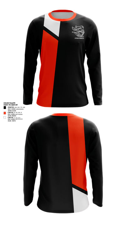 Otsego Knights 55342231 Long Sleeve Performance Shirt 1