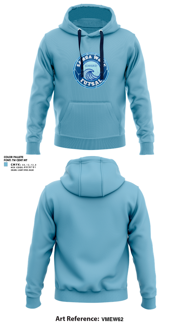 Hoodie, Samba Wave, Men's Soccer, Teamtime, Team time, sublimation, custom sports apparel, team uniforms, spirit wear, spiritwear, sports uniforms, custom shirts, team store, custom team store, fundraiser sports, apparel fundraiser