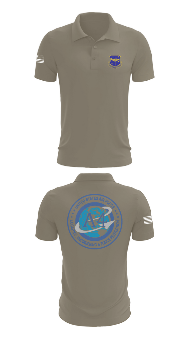 Short Sleeve Performance Polo, 19th Airlift Wing, Air Force, Teamtime, Team time, sublimation, custom sports apparel, team uniforms, spirit wear, spiritwear, sports uniforms, custom shirts, team store, custom team store, fundraiser sports, apparel fundraiser