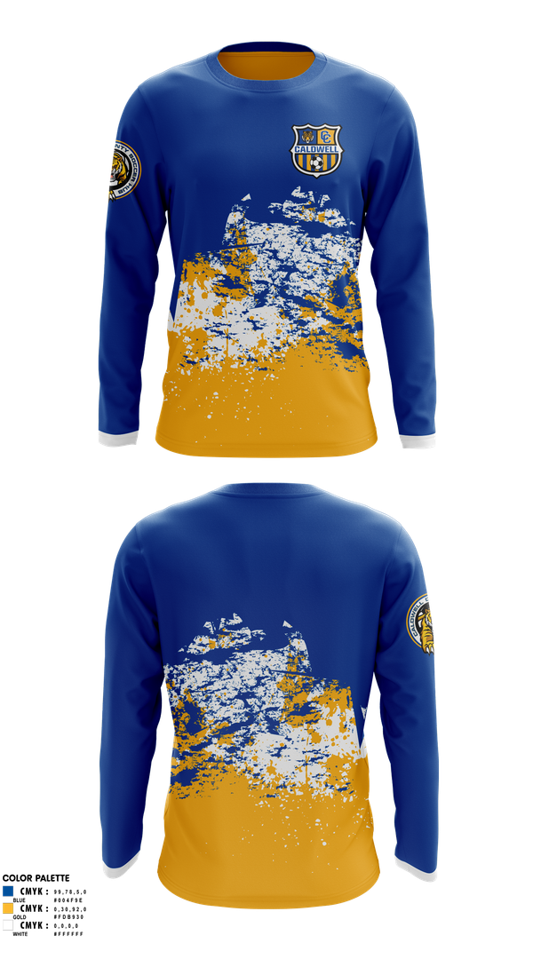 Long Sleeve Performance Shirt, Caldwell County Soccer, Men's Soccer, Teamtime, Team time, sublimation, custom sports apparel, team uniforms, spirit wear, spiritwear, sports uniforms, custom shirts, team store, custom team store, fundraiser sports, apparel fundraiser