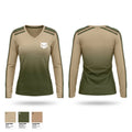 Nocturnal Women's Long Sleeve V-neck Shirt - 1