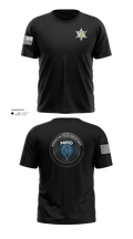 Manhattan Police Department 25505954 Short Sleeve Performance Shirt - 140