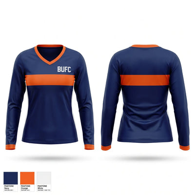 BUFC Women's Long Sleeve V-neck Shirt - 1