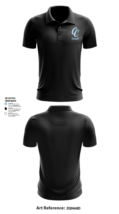 Carson High School Basketball Short Sleeve Performance Polo - 4