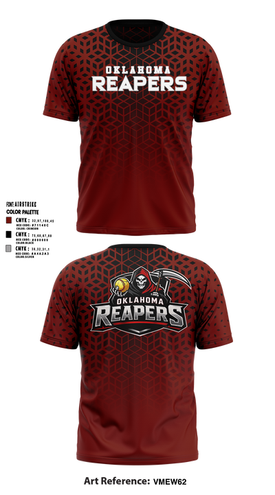 Oklahoma Reapers Soft Poly Tee Cotton Like Feel - 1