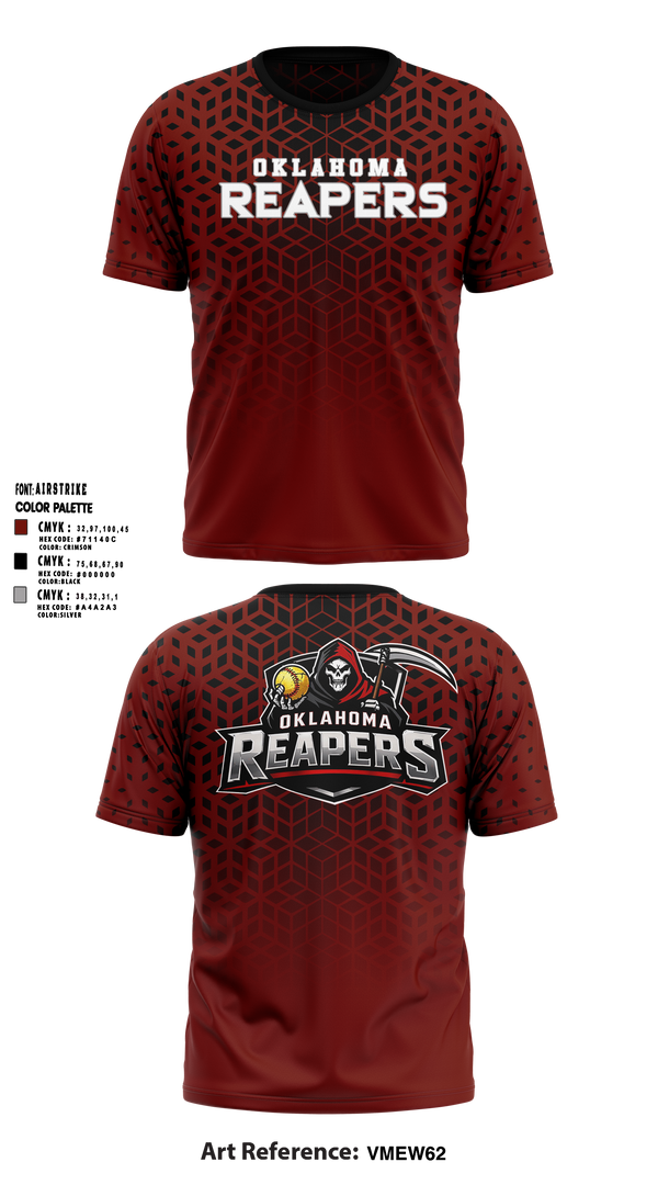 Soft Poly Tee Cotton Like Feel, Oklahoma Reapers, Softball, Teamtime, Team time, sublimation, custom sports apparel, team uniforms, spirit wear, spiritwear, sports uniforms, custom shirts, team store, custom team store, fundraiser sports, apparel fundraiser