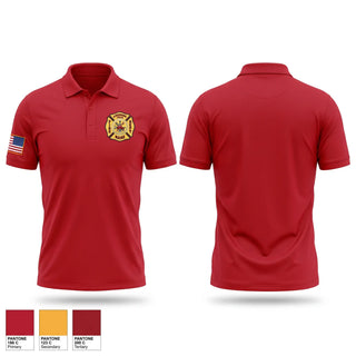 Short Sleeve Performance Polo, Livermore falls fire department, Fire Department, Teamtime, Team time, sublimation, custom sports apparel, team uniforms, spirit wear, spiritwear, sports uniforms, custom shirts, team store, custom team store, fundraiser sports, apparel fundraiser