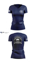 San Fernando Police Department Women's Short Sleeve V-neck Shirt - 6