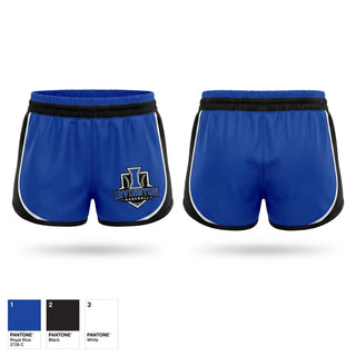 Womens Shorts, Irvington Ravens, Baseball, Teamtime, Team time, sublimation, custom sports apparel, team uniforms, spirit wear, spiritwear, sports uniforms, custom shirts, team store, custom team store, fundraiser sports, apparel fundraiser