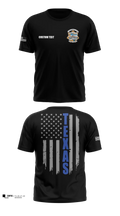 El Paso Community College Law Enforcement Training Academy Class 105 Old School Cotton Shirt - 5