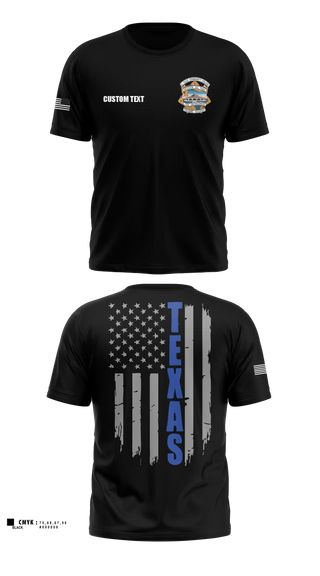 Old School Cotton Shirt, El Paso Community College Law Enforcement Training Academy Class 105, Police, Teamtime, Team time, sublimation, custom sports apparel, team uniforms, spirit wear, spiritwear, sports uniforms, custom shirts, team store, custom team store, fundraiser sports, apparel fundraiser