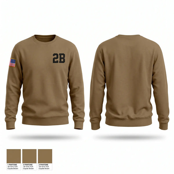 Crew Neck Sweatshirt, 2B, Army, Teamtime, Team time, sublimation, custom sports apparel, team uniforms, spirit wear, spiritwear, sports uniforms, custom shirts, team store, custom team store, fundraiser sports, apparel fundraiser