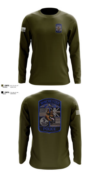Long Sleeve Performance Shirt, team name, Police, Teamtime, Team time, sublimation, custom sports apparel, team uniforms, spirit wear, spiritwear, sports uniforms, custom shirts, team store, custom team store, fundraiser sports, apparel fundraiser