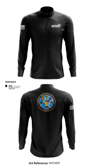 Quarter Zip Jacket, DTRA-Europe, Army, Teamtime, Team time, sublimation, custom sports apparel, team uniforms, spirit wear, spiritwear, sports uniforms, custom shirts, team store, custom team store, fundraiser sports, apparel fundraiser