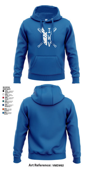 Hoodie, IWV Youth Baseball, Baseball, Teamtime, Team time, sublimation, custom sports apparel, team uniforms, spirit wear, spiritwear, sports uniforms, custom shirts, team store, custom team store, fundraiser sports, apparel fundraiser