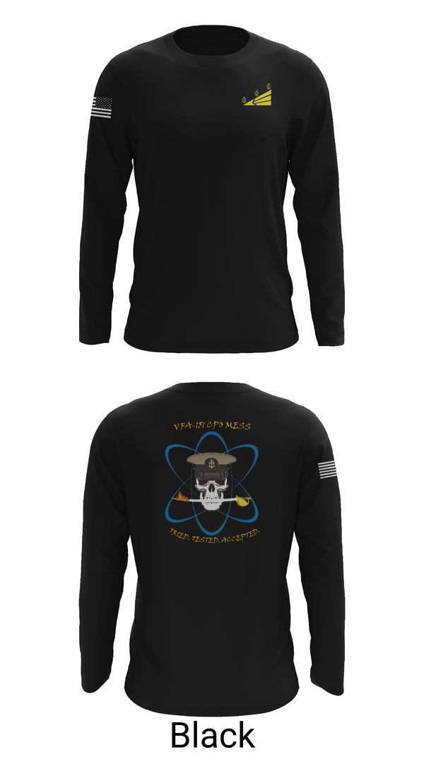 Long Sleeve Performance Shirt, VFA-151, , Teamtime, Team time, sublimation, custom sports apparel, team uniforms, spirit wear, spiritwear, sports uniforms, custom shirts, team store, custom team store, fundraiser sports, apparel fundraiser