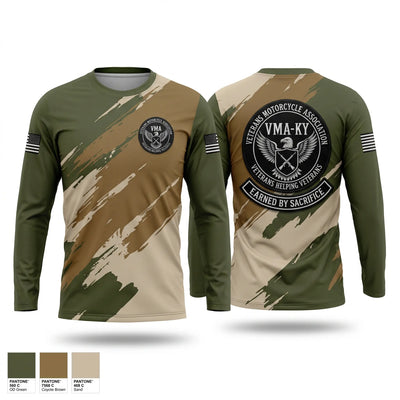 Veterans Motorcycle Association Long Sleeve Performance Shirt - 1