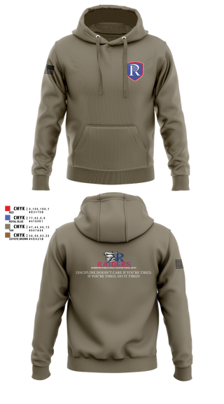 Hoodie, RICS Raiders, Army, Teamtime, Team time, sublimation, custom sports apparel, team uniforms, spirit wear, spiritwear, sports uniforms, custom shirts, team store, custom team store, fundraiser sports, apparel fundraiser
