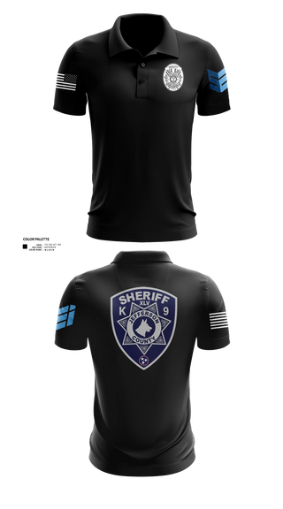 Short Sleeve Performance Polo, Jefferson County Sheriff's Office K-9 Unit, Police, Teamtime, Team time, sublimation, custom sports apparel, team uniforms, spirit wear, spiritwear, sports uniforms, custom shirts, team store, custom team store, fundraiser sports, apparel fundraiser