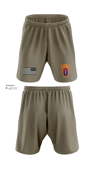 Athletic Shorts With Pockets, HHB 4th BN, 3rd SFAB, , Teamtime, Team time, sublimation, custom sports apparel, team uniforms, spirit wear, spiritwear, sports uniforms, custom shirts, team store, custom team store, fundraiser sports, apparel fundraiser