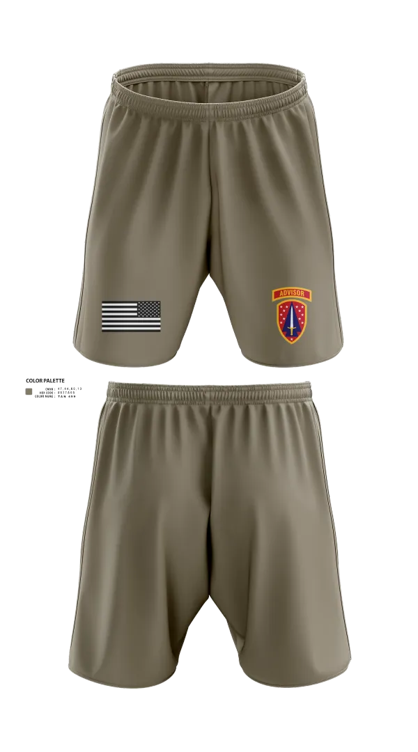 Athletic Shorts With Pockets, HHB 4th BN, 3rd SFAB, , Teamtime, Team time, sublimation, custom sports apparel, team uniforms, spirit wear, spiritwear, sports uniforms, custom shirts, team store, custom team store, fundraiser sports, apparel fundraiser
