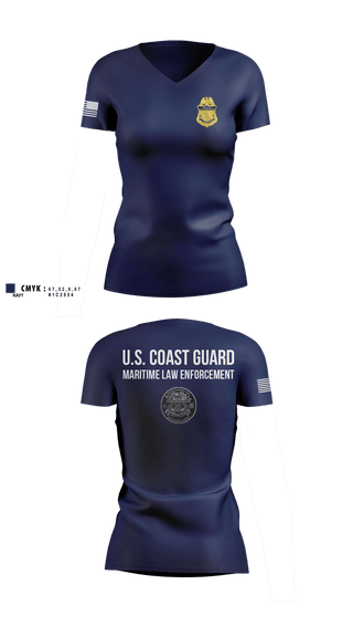 Womens Short Sleeve Vneck Shirt, Sector Miami Boarding Team, Coast Guard, Teamtime, Team time, sublimation, custom sports apparel, team uniforms, spirit wear, spiritwear, sports uniforms, custom shirts, team store, custom team store, fundraiser sports, apparel fundraiser