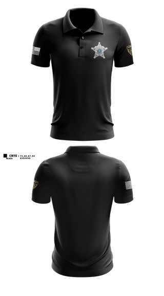 Short Sleeve Performance Polo, Jefferson County Sheriff's Office, Police, Teamtime, Team time, sublimation, custom sports apparel, team uniforms, spirit wear, spiritwear, sports uniforms, custom shirts, team store, custom team store, fundraiser sports, apparel fundraiser