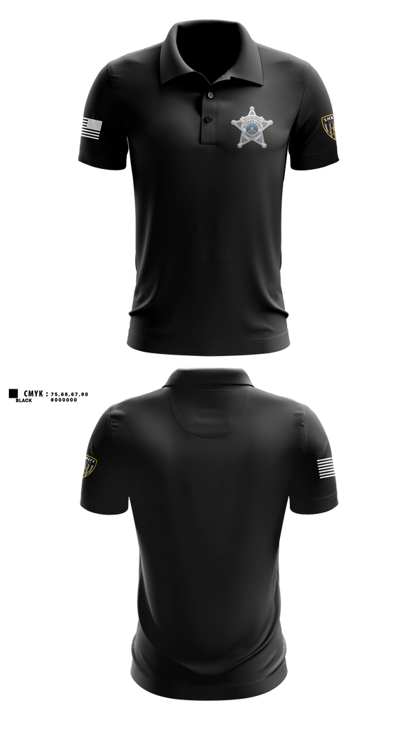 Short Sleeve Performance Polo, Jefferson County Sheriff's Office, Police, Teamtime, Team time, sublimation, custom sports apparel, team uniforms, spirit wear, spiritwear, sports uniforms, custom shirts, team store, custom team store, fundraiser sports, apparel fundraiser