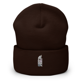 Burgundy Blazers Cuffed Beanie | Yupoong 1501KC