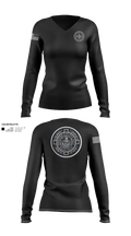 PA S.I.T.E. STATE AGENTS PRIVATE POLICE 2518977 Women's Long Sleeve V-neck Shirt - 22