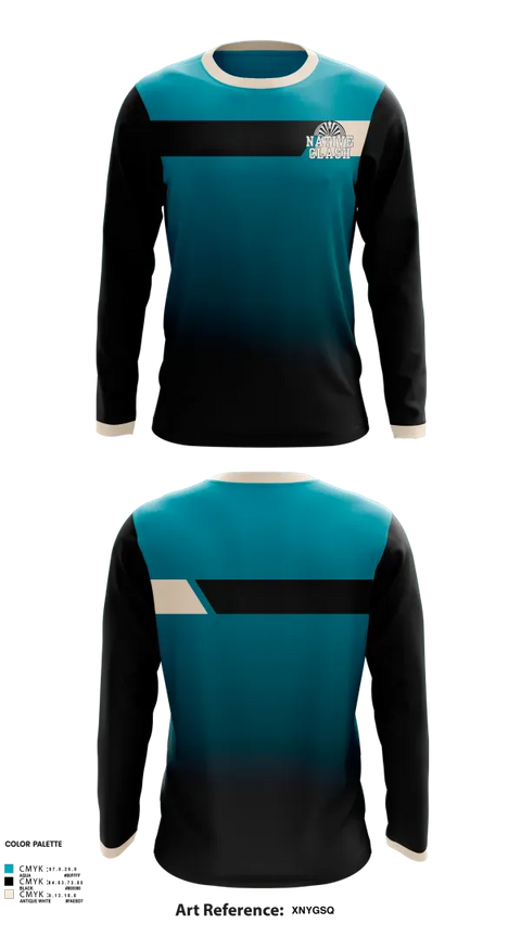 Long Sleeve Performance Shirt, Native Clash, Men's Basketball, Teamtime, Team time, sublimation, custom sports apparel, team uniforms, spirit wear, spiritwear, sports uniforms, custom shirts, team store, custom team store, fundraiser sports, apparel fundraiser