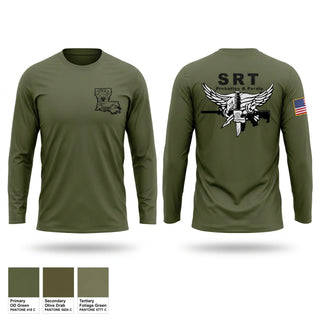 Long Sleeve Performance Shirt, Louisiana Probation & Parole SRT, Police, Teamtime, Team time, sublimation, custom sports apparel, team uniforms, spirit wear, spiritwear, sports uniforms, custom shirts, team store, custom team store, fundraiser sports, apparel fundraiser
