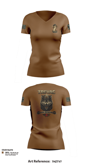 Womens Short Sleeve Vneck Shirt, 566th MCAS TREVAC, Army, Teamtime, Team time, sublimation, custom sports apparel, team uniforms, spirit wear, spiritwear, sports uniforms, custom shirts, team store, custom team store, fundraiser sports, apparel fundraiser