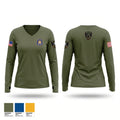 East Team 6 Women's Long Sleeve V-neck Shirt - 1
