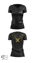 XIOS Strength & Conditioning 79697954 Women's Short Sleeve V-neck Shirt - 101