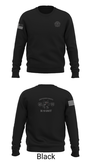 Crew Neck Sweatshirt, Crittenden County Sheriff Department, Police, Teamtime, Team time, sublimation, custom sports apparel, team uniforms, spirit wear, spiritwear, sports uniforms, custom shirts, team store, custom team store, fundraiser sports, apparel fundraiser