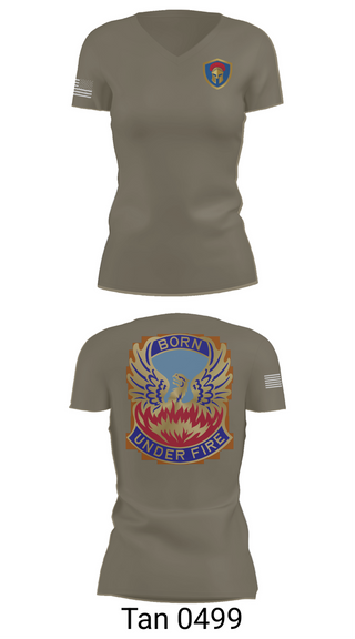 Womens Short Sleeve Vneck Shirt, HHC/128th Aviation Brigade, , Teamtime, Team time, sublimation, custom sports apparel, team uniforms, spirit wear, spiritwear, sports uniforms, custom shirts, team store, custom team store, fundraiser sports, apparel fundraiser