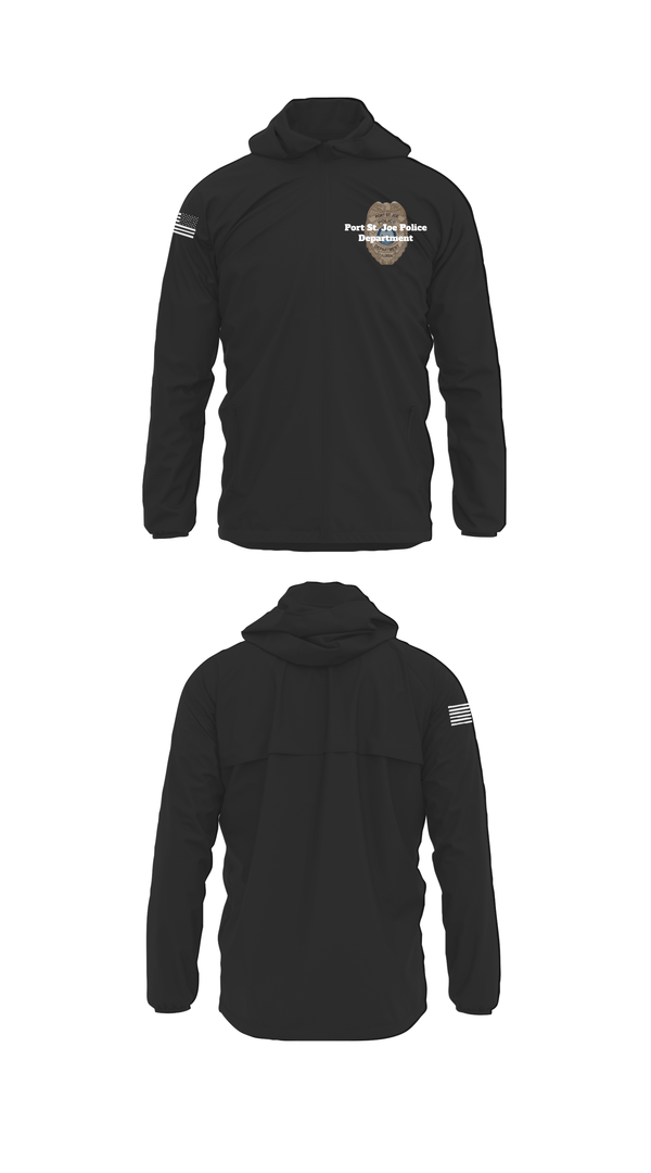 Windbreaker, Port St. Joe Police Department, Police, Teamtime, Team time, sublimation, custom sports apparel, team uniforms, spirit wear, spiritwear, sports uniforms, custom shirts, team store, custom team store, fundraiser sports, apparel fundraiser