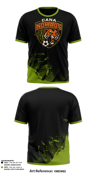 Short Sleeve Performance Shirt, Cana Nomads, Men's Soccer, Teamtime, Team time, sublimation, custom sports apparel, team uniforms, spirit wear, spiritwear, sports uniforms, custom shirts, team store, custom team store, fundraiser sports, apparel fundraiser