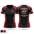 Emerado Volunteer Fire Department Women's Short Sleeve V-neck Shirt - 1