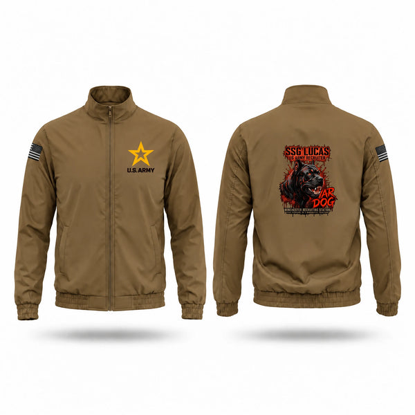 Windbreaker, 1B5W Winchester, Army, Teamtime, Team time, sublimation, custom sports apparel, team uniforms, spirit wear, spiritwear, sports uniforms, custom shirts, team store, custom team store, fundraiser sports, apparel fundraiser