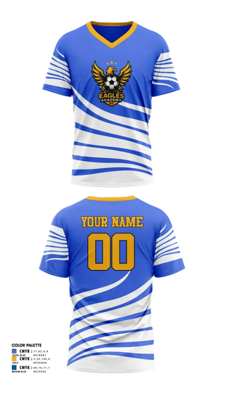 Mens Soccer Jersey, Eagles Academy SC, Men's Soccer, Teamtime, Team time, sublimation, custom sports apparel, team uniforms, spirit wear, spiritwear, sports uniforms, custom shirts, team store, custom team store, fundraiser sports, apparel fundraiser