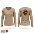 Murray County Sheriff’s Department Women's Long Sleeve V-neck Shirt - 1