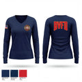Bloomfield Volunteer Fire Department 83262272 Women's Long Sleeve V-neck Shirt - 2