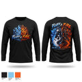 Chaos squad fire and Ice Long Sleeve Performance Shirt - 2