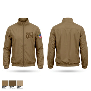 Windbreaker, 263rd QM, Army, Teamtime, Team time, sublimation, custom sports apparel, team uniforms, spirit wear, spiritwear, sports uniforms, custom shirts, team store, custom team store, fundraiser sports, apparel fundraiser